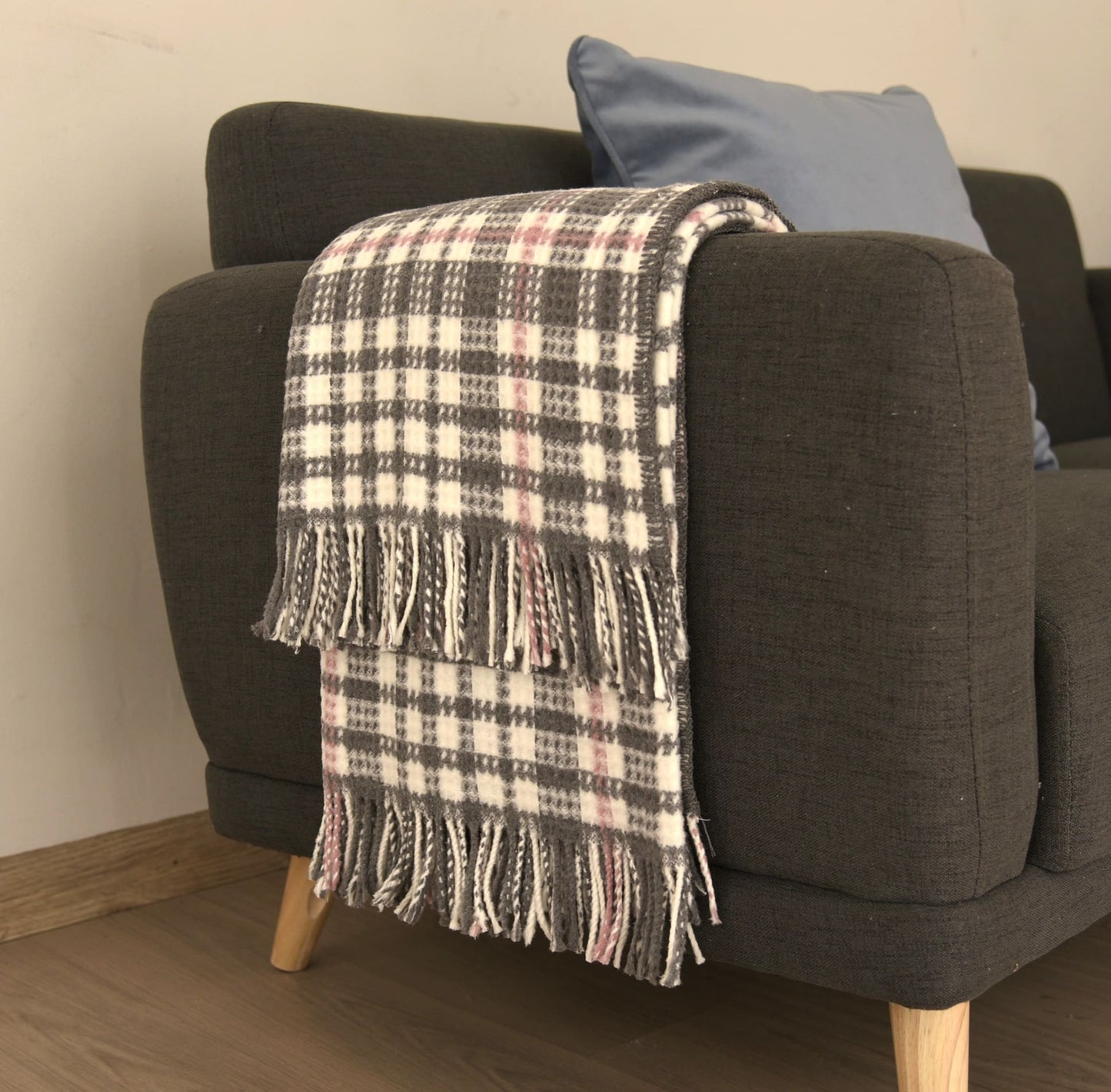 Soft Colorful Scotch Throw Blanket for adding charm to your sofa