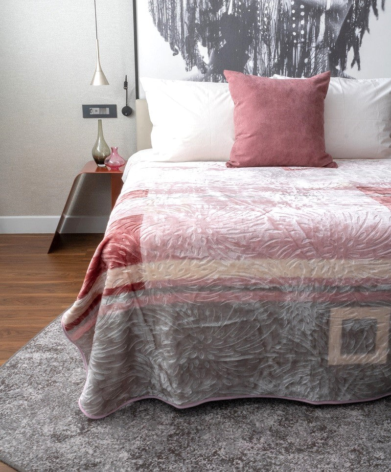 UBUNTU FAUX MINK BLANKET - 1 Ply Double