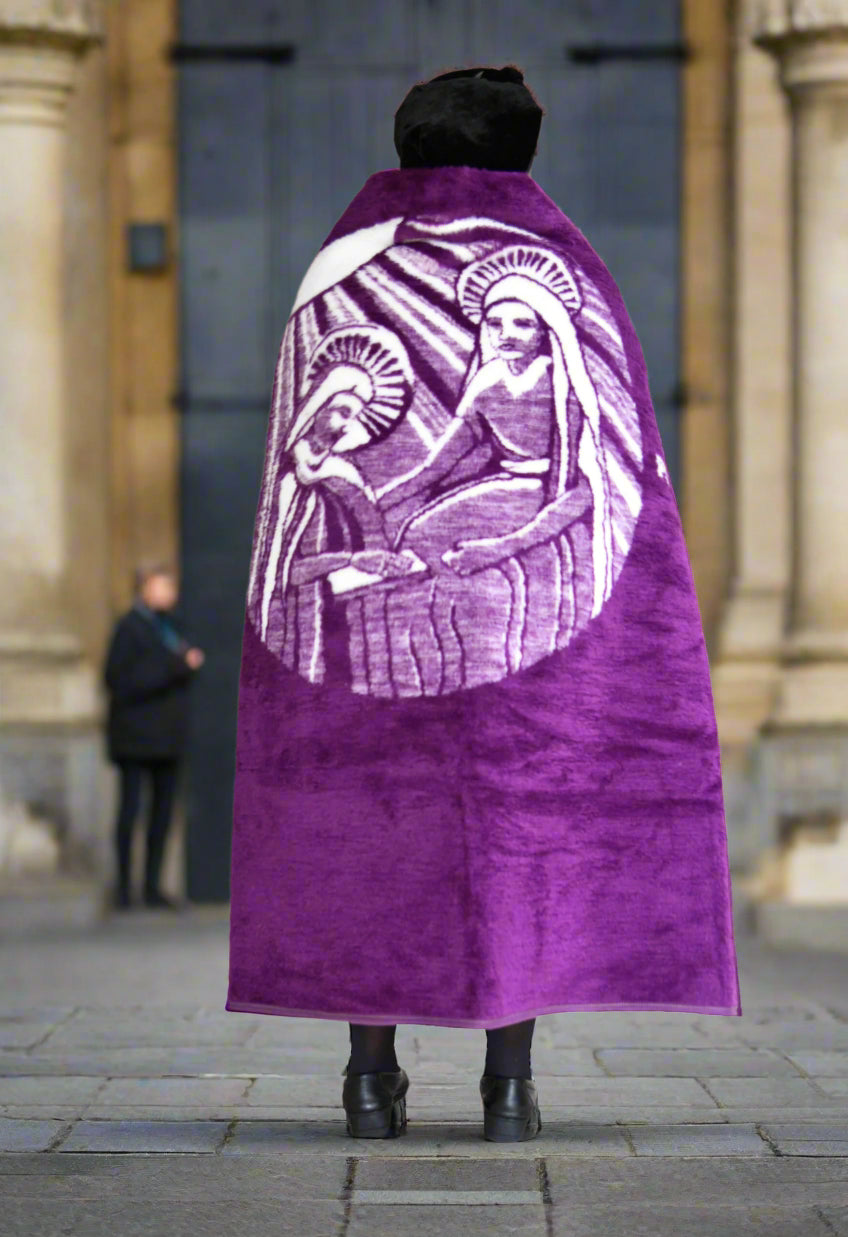 CHURCH BLANKET,  mother mary blanket, mary blanket, custom blanket, stanne blanket
