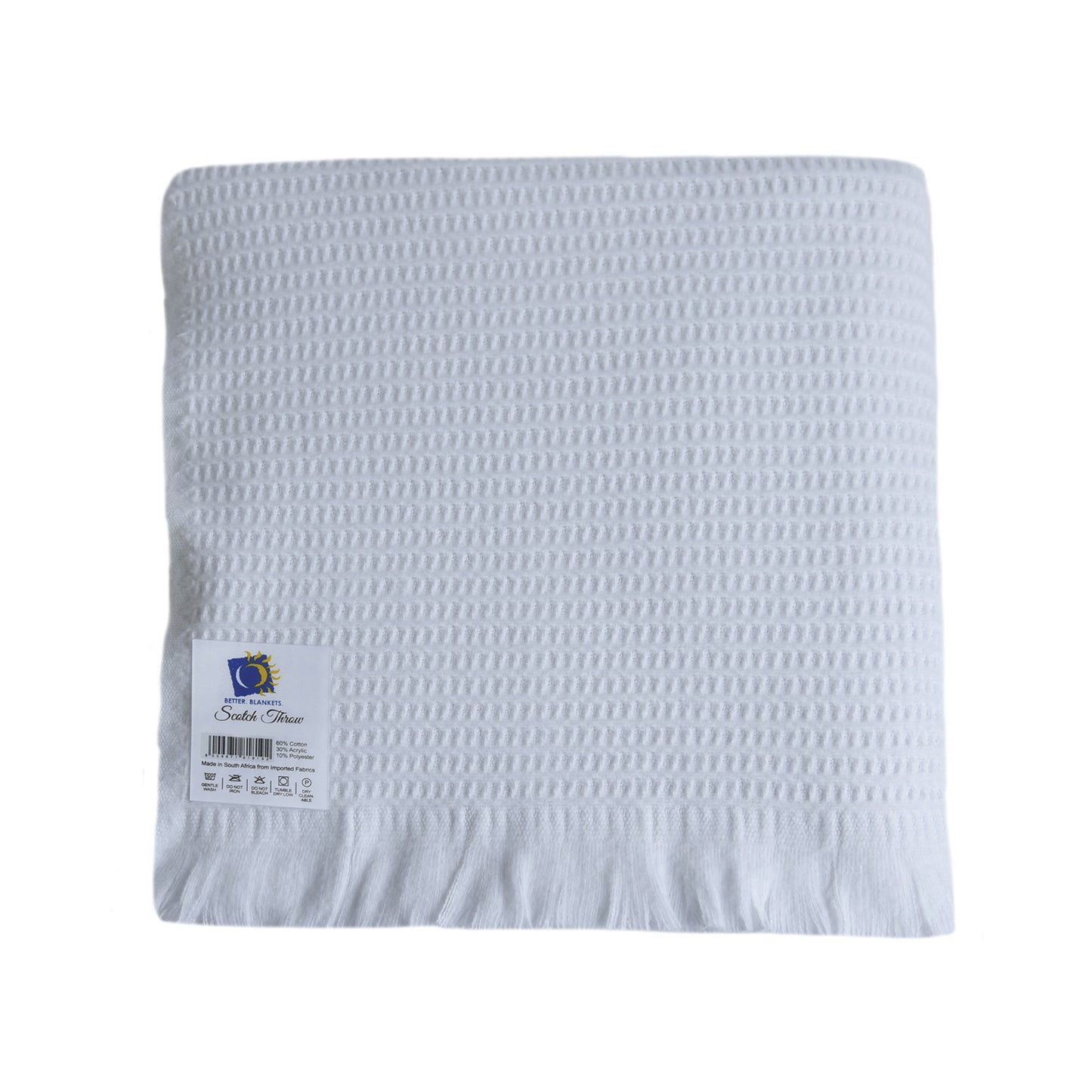 COTTON PLAID THROW