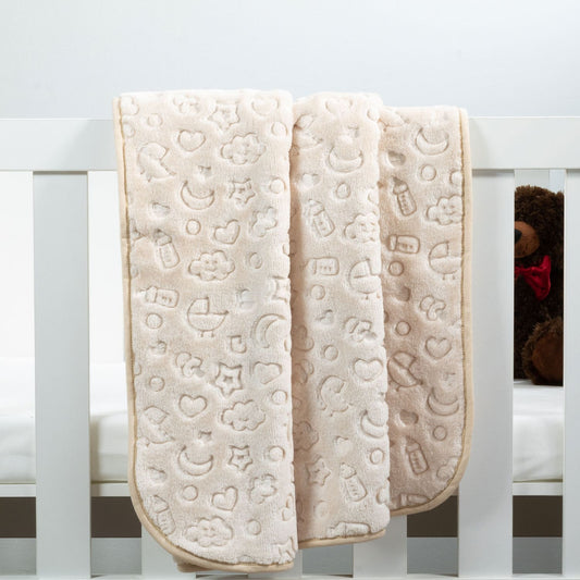 BABY FAUX MINK BLANKET – Pattern 1 Ply