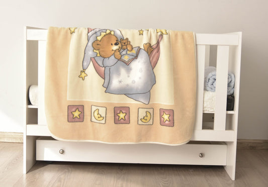Colorful mink baby blanket for newborns and toddlers