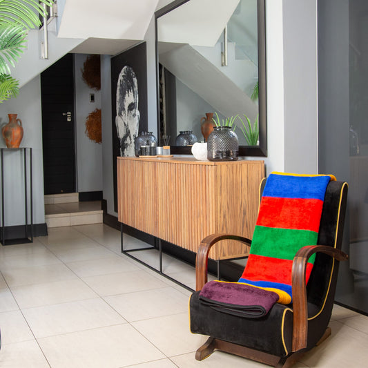 Ndebele Blanket Offering Warmth and Cultural Style for Home Décor