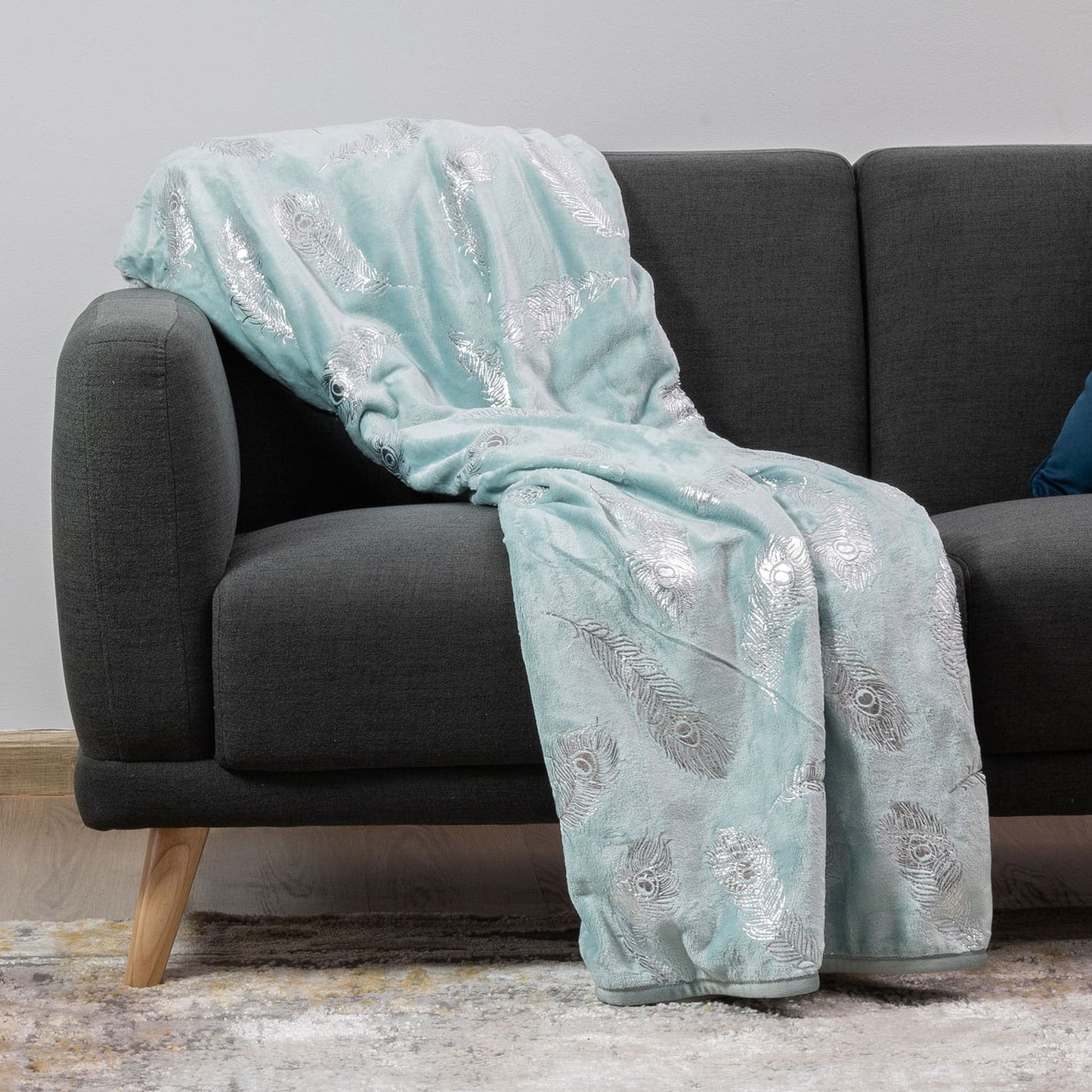 lush Luxury Throw Blanket in different colors and patterns, stylish decor piece