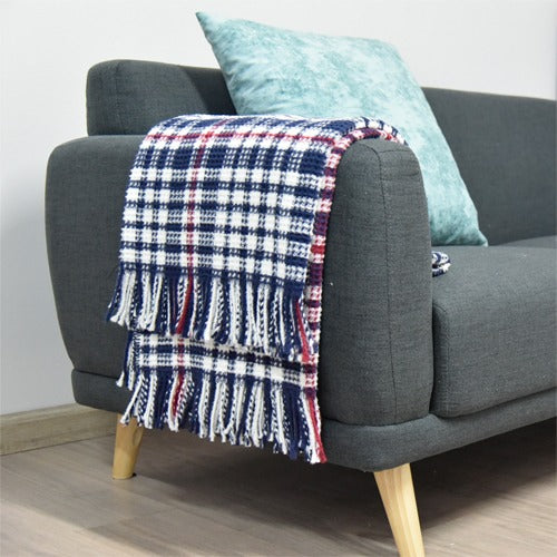 Cozy Scotch Throw Blanket with a soft, colorful design