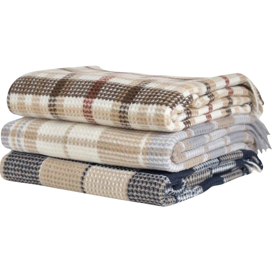 Soft cotton-rich Scotch Throw Blanket adding style to your space