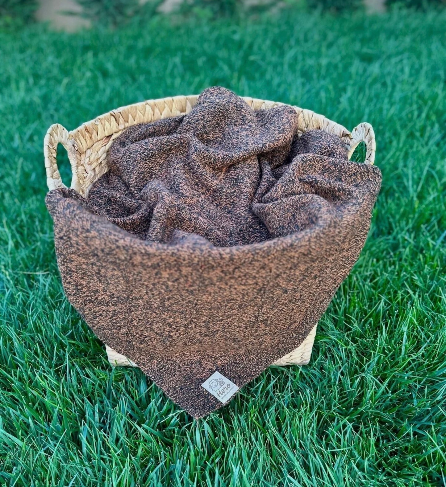 HERO CASA Wool Knit TV Blanket with Openwork