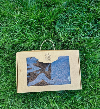 HERO CASA Wool Knit TV Blanket with Openwork