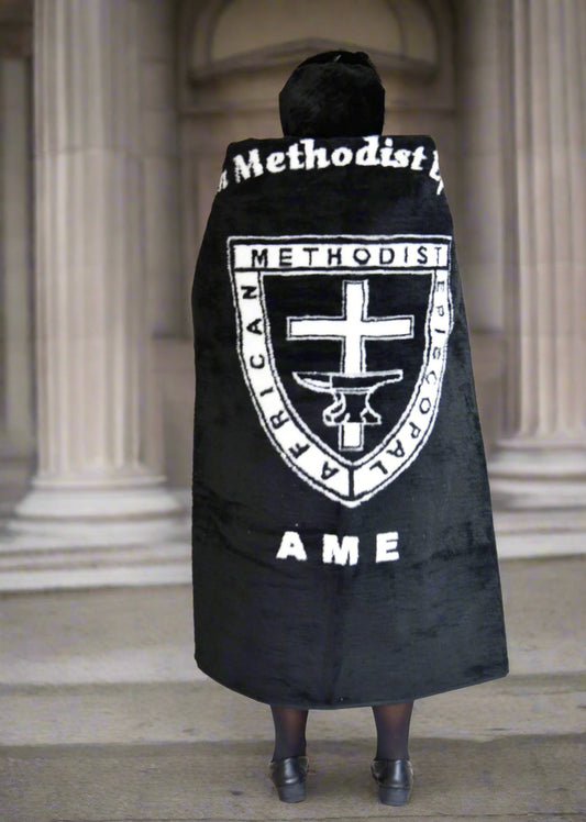 CHURCH BLANKET, black and white church blanket