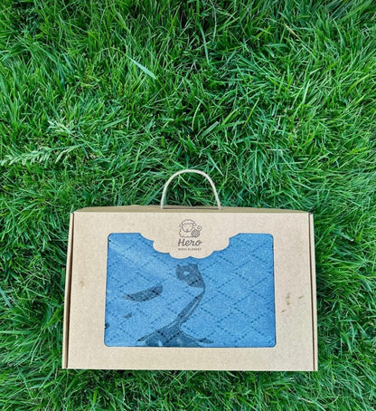 HERO CASA Wool Knit TV Blanket with Openwork