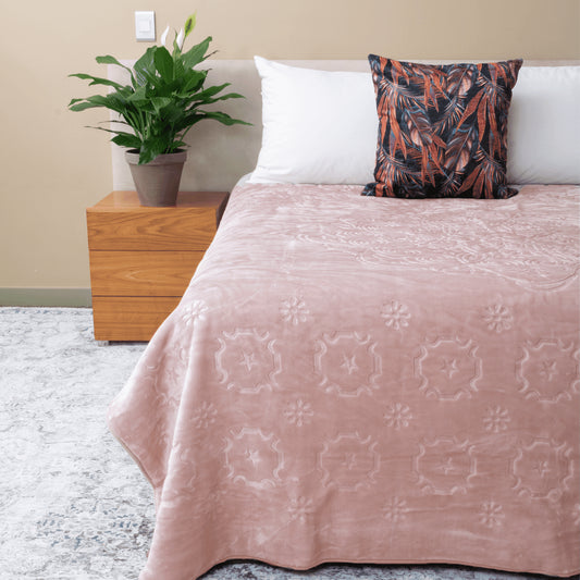 DIAMOND FAUX MINK - 1 PLY QUEEN