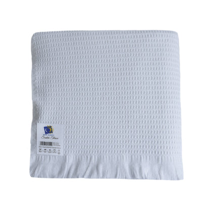 COTTON PLAID THROW