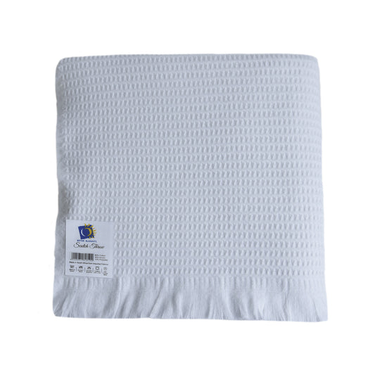COTTON PLAID THROW