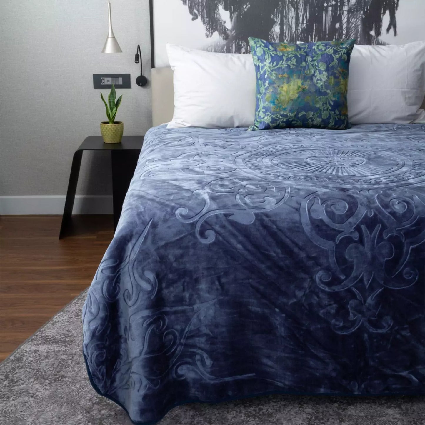 DIAMOND FAUX MINK - 1 PLY QUEEN