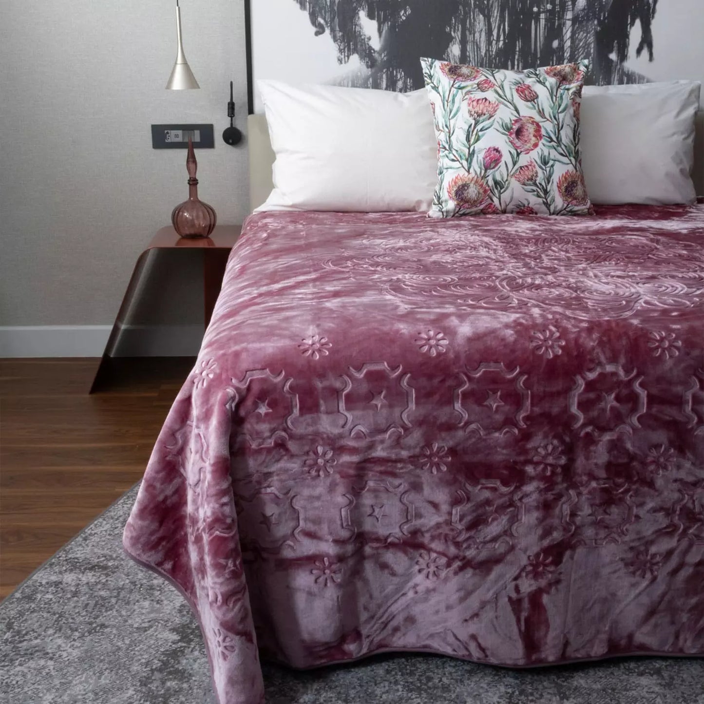 DIAMOND FAUX MINK - 1 PLY QUEEN