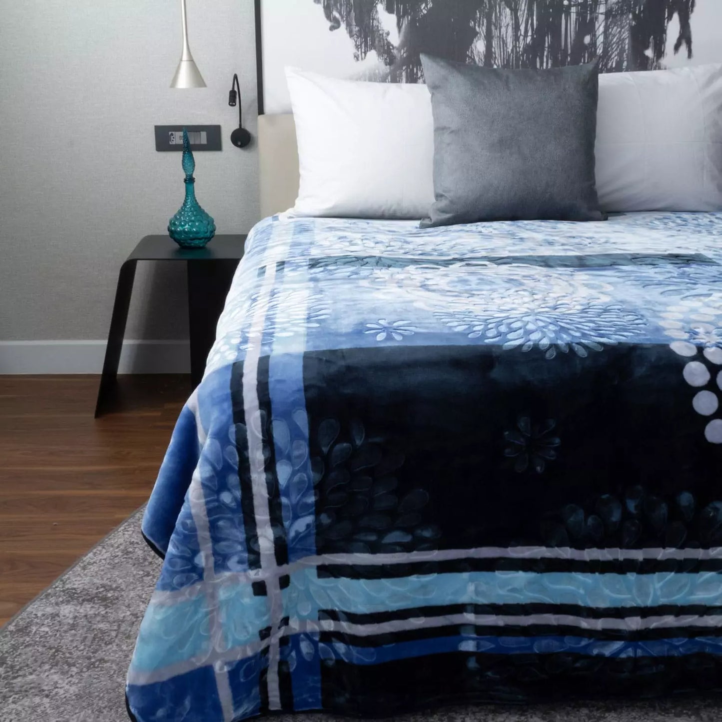 PARIS FAUX MINK BLANKET 2PLY QUEEN SIZE