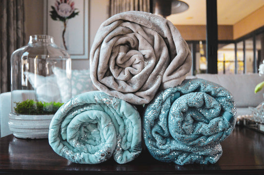 Plush Luxury Throw Blanket front view, soft and cozy for home decor