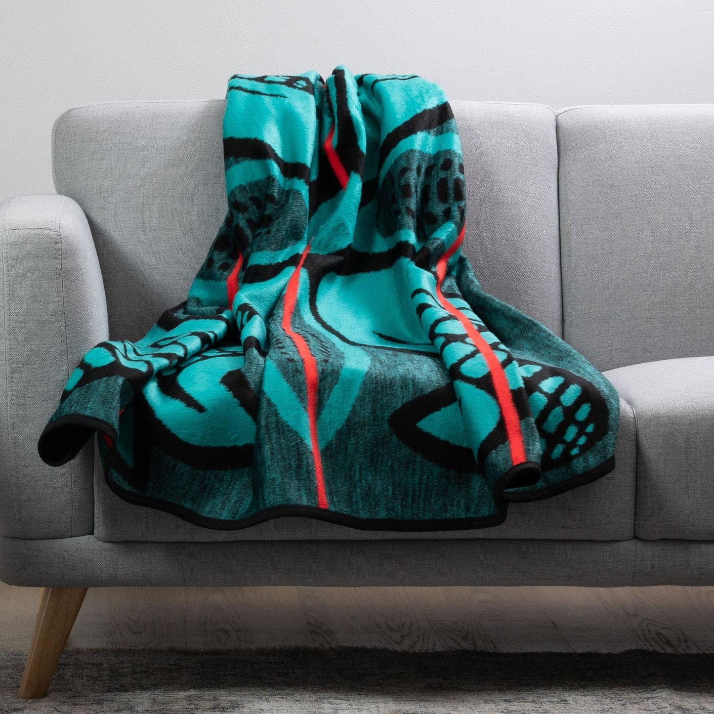 Sesli Basotho Blanket styled for African fashion wear