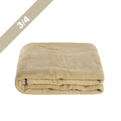 Double size Hotel Plain Blanket 200x230cm in luxury fur-pile texture
